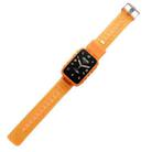 For Xiaomi Mi Band 7 Pro Integrated Transparent Silicone Watch Band(Orange) - 2