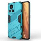 For Realme GT2 Explorer Master PC + TPU Shockproof Case with Invisible Holder(Blue) - 1