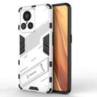 For Realme GT2 Explorer Master PC + TPU Shockproof Case with Invisible Holder(White) - 1