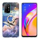 For OPPO A94 4G / F19 Pro / Reno5 F Ring Holder 2.0mm Airbag TPU Phone Case(Whale) - 1