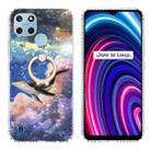 For Realme C25Y / C21Y Ring Holder 2.0mm Airbag TPU Phone Case(Whale) - 1