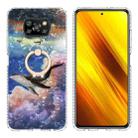 For Xiaomi Poco X3 NFC / X3 / X3 Pro Ring Holder 2.0mm Airbag TPU Phone Case(Whale) - 1