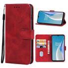 For OnePlus Nord N20 SE Leather Phone Case(Red) - 1