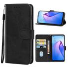 For OPPO Reno8 4G Leather Phone Case(Black) - 1