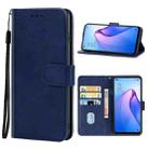 For OPPO Reno8 4G Leather Phone Case(Blue) - 1