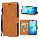 For vivo Y55 Leather Phone Case(Brown) - 1