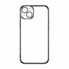 For iPhone 14 Plus TOTUDESIGN AA-155 Series Electroplating TPU Phone Case (Black) - 1