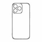 For iPhone 14 Pro Max TOTUDESIGN AA-155 Series Electroplating TPU Phone Case (Silver) - 1