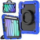 For iPad mini 6 Bracelet Holder Silicone + PC Tablet Case(Blue) - 1