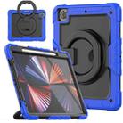 For iPad Pro 12.9 2021 Bracelet Holder Silicone + PC Tablet Case(Blue) - 1
