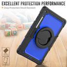 For Samsung Galaxy Tab S8 / S7 Bracelet Holder Silicone + PC Tablet Case(Dark Blue) - 5