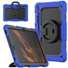 For Samsung Galaxy Tab S8+ / S7+ Bracelet Holder Silicone + PC Tablet Case(Blue) - 1