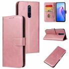 For OPPO F11 Pro Calf Texture Buckle Flip Leather Phone Case(Rose Gold) - 1