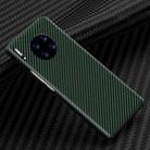 For Huawei Mate 30 Pro Carbon Fiber Texture Shockproof Phone Case(Green) - 1