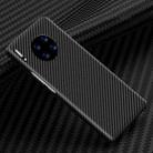 For Huawei Mate 30 Pro Carbon Fiber Texture Shockproof Phone Case(Black) - 1