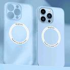 Magnetic Magsafe PC Shockproof Phone Case For iPhone 11(Light Blue) - 1