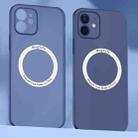 Magnetic Magsafe PC Shockproof Phone Case For iPhone 11 Pro Max(Blue) - 1