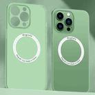 For iPhone 12 Magnetic Magsafe PC Shockproof Phone Case(Green) - 1