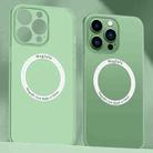 For iPhone 14 Magnetic Magsafe PC Shockproof Phone Case (Green) - 1