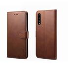 For Huawei P20 Pro GUSSIM Business Style Horizontal Flip Leather Case with Holder & Card Slots & Wallet(Brown) - 1