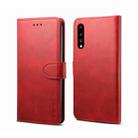 For Huawei P20 GUSSIM Business Style Horizontal Flip Leather Case with Holder & Card Slots & Wallet(Red) - 1