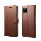 For Huawei P40 Lite/Nova 6 SE/7i GUSSIM Business Style Horizontal Flip Leather Case with Holder & Card Slots & Wallet(Brown) - 1