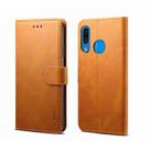 For Galaxy A20e GUSSIM Business Style Horizontal Flip Leather Case with Holder & Card Slots & Wallet(Khaki) - 1