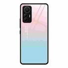 For Xiaomi 12 Lite Colorful Painted Glass Phone Case(Blue Sky) - 1