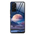 For Xiaomi 12 Lite Colorful Painted Glass Phone Case(Moon Hill) - 1