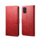 For Galaxy S20 GUSSIM Business Style Horizontal Flip Leather Case with Holder & Card Slots & Wallet(Red) - 1