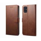 For Galaxy S20 GUSSIM Business Style Horizontal Flip Leather Case with Holder & Card Slots & Wallet(Brown) - 1