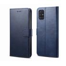 For Galaxy S20 Plus GUSSIM Business Style Horizontal Flip Leather Case with Holder & Card Slots & Wallet(Blue) - 1