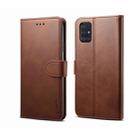 For Galaxy S20 Plus GUSSIM Business Style Horizontal Flip Leather Case with Holder & Card Slots & Wallet(Brown) - 1