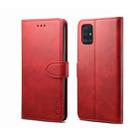 For Galaxy S20 Ultra GUSSIM Business Style Horizontal Flip Leather Case with Holder & Card Slots & Wallet(Red) - 1