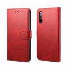 For Sony Xperia 5 GUSSIM Business Style Horizontal Flip Leather Case with Holder & Card Slots & Wallet(Red) - 1