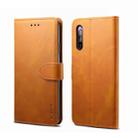 For Sony Xperia 5 GUSSIM Business Style Horizontal Flip Leather Case with Holder & Card Slots & Wallet(Khaki) - 1