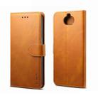 For Sony Xperia 8 / Xperia 20 GUSSIM Business Style Horizontal Flip Leather Case with Holder & Card Slots & Wallet(Khaki) - 1