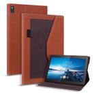 For Lenovo Tab M10 TB-X605L Business Storage Leather Tablet Case(Brown) - 1