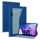 For Lenovo Tab M10 Plus Business Storage Leather Tablet Case(Blue) - 1