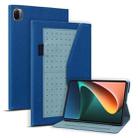 For Xiaomi Pad 5 Business Storage Leather Tablet Case(Blue) - 1