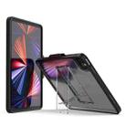For iPad Pro 11 2022 / 2021 / 2020 / 2018 Mutural Transparent Holder Tablet Case(Black) - 1