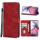 For Motorola Moto S30 Pro Leather Phone Case(Red) - 1