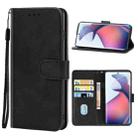 For Motorola Moto S30 Pro Leather Phone Case(Black) - 1