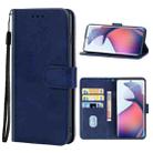 For Motorola Moto S30 Pro Leather Phone Case(Blue) - 1