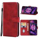 For ZTE Nubia Red Magic 7S Leather Phone Case(Red) - 1