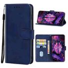 For ZTE Nubia Red Magic 7S Leather Phone Case(Blue) - 1