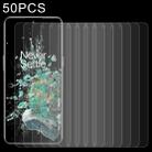 50 PCS 0.26mm 9H 2.5D Tempered Glass Film For OnePlus Ace Pro - 1