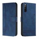 For Sony Xperia 10 IV Retro Skin Feel Horizontal Flip Leather Phone Case(Blue) - 1