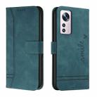 For Xiaomi 12 Retro Skin Feel Horizontal Flip Leather Phone Case(Army Green) - 1