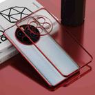 For Huawei Mate 50 Electroplated Frosted Phone Case(Red) - 1